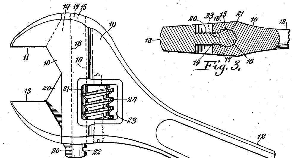 Adjustable Spanner: One-Piece Forging, Broached Guide and Worm