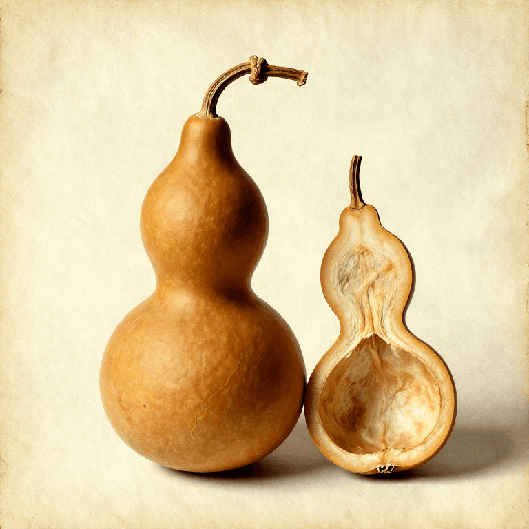 Making a Dried Gourd Container — Humanity's First Vessel