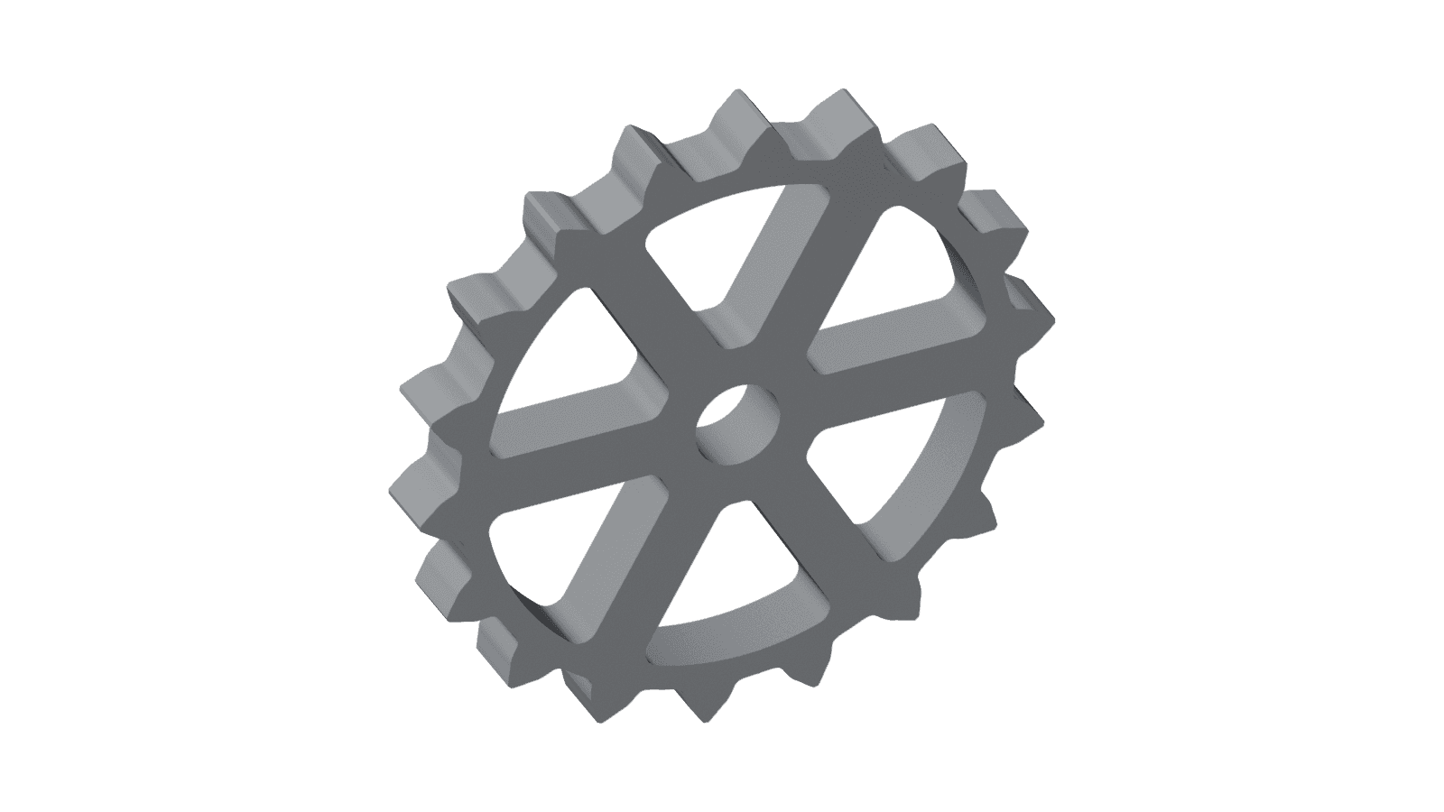 A Sprocket Wheel Cut by the Fellows Cutter: Fig. 20 Rolled Out in Full