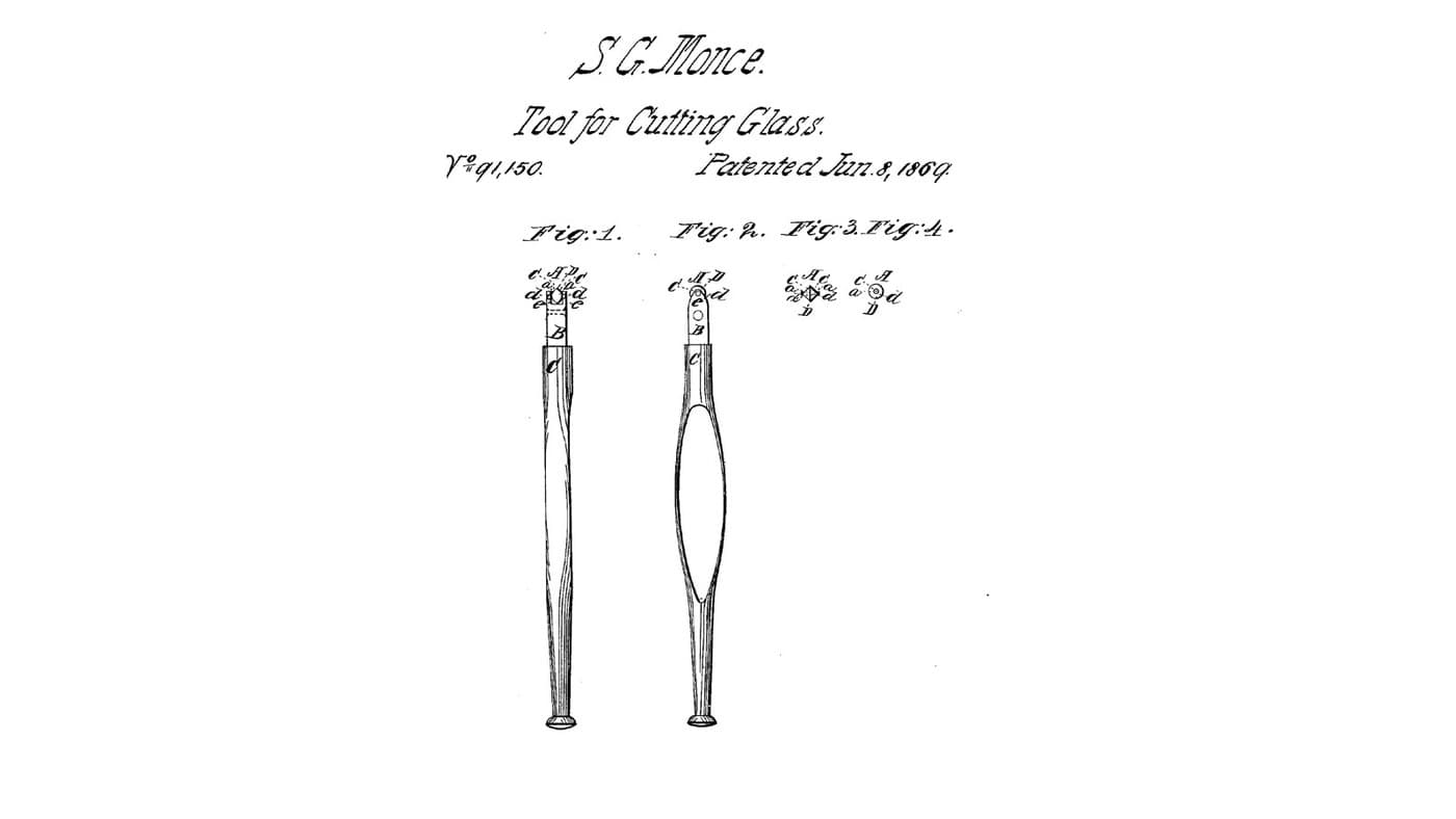 Glass Cutter: Monce's Hardened Steel Wheel