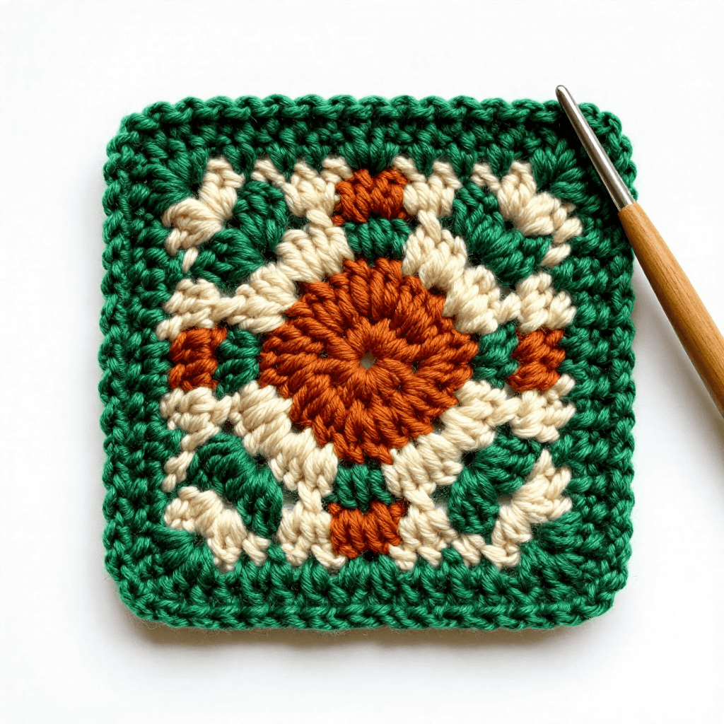 The Granny Square — Modular Crochet from Centre Out