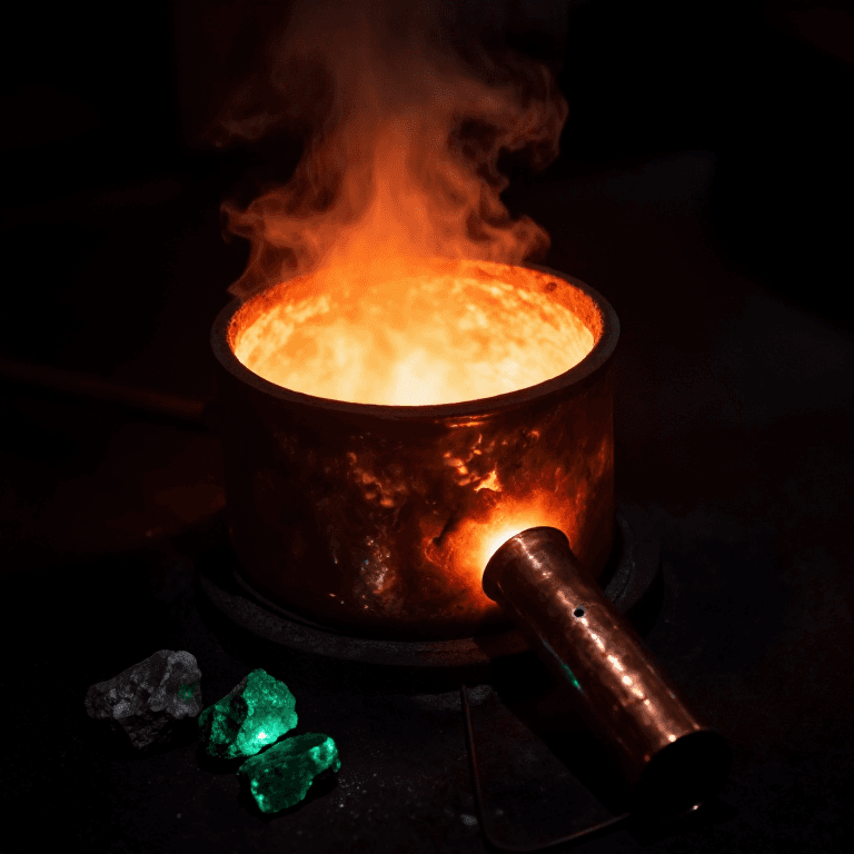 Smelting Copper from Malachite — The Birth of Metallurgy
