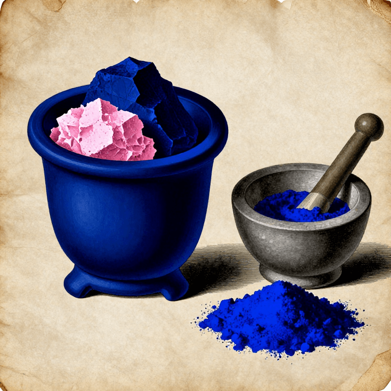 Making Cobalt Blue (Thénard's Blue) — The First Modern Synthetic Blue Pigment