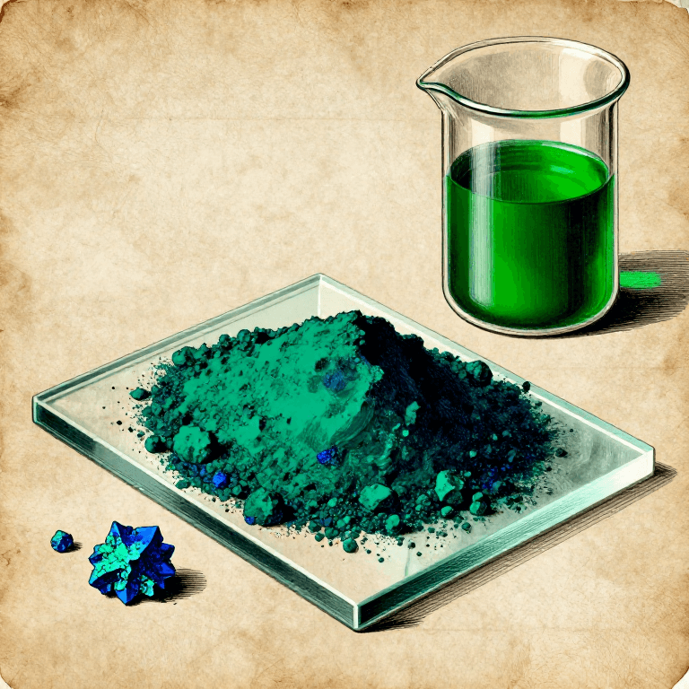 Making Emerald Green (Paris Green) — The Brilliant and Deadly Copper Arsenate Pigment