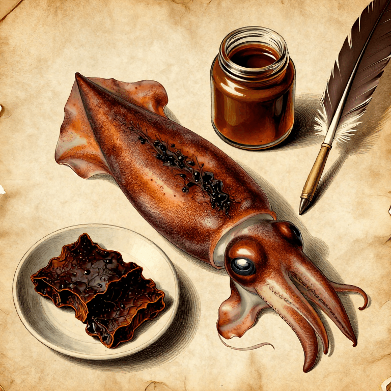 Making Sepia Ink from Cuttlefish — The Natural Brown Ink of Mediterranean Artists