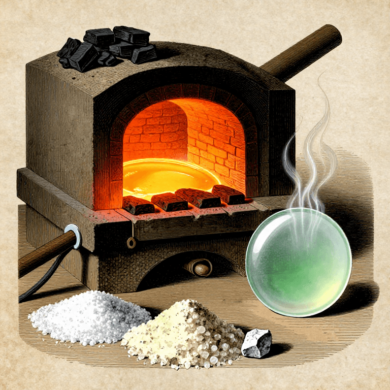 Making Soda-Lime Glass from Raw Materials — The Recipe That Has Not Changed in 5,000 Years