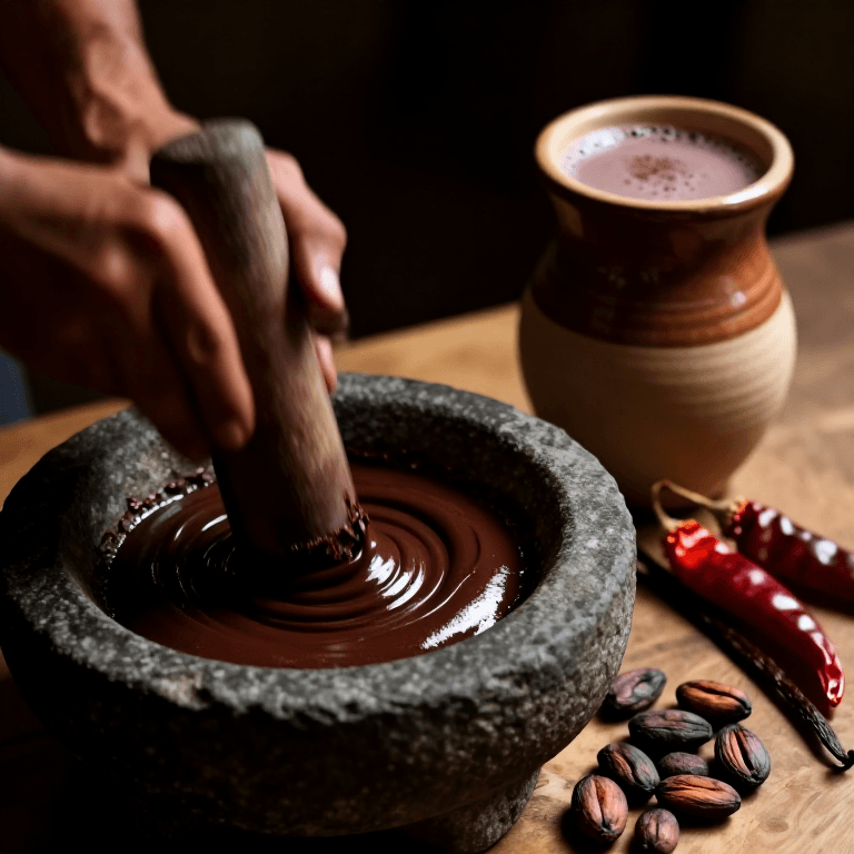 Preparing Mayan Xocolātl — The Bitter Cacao Drink of the Gods