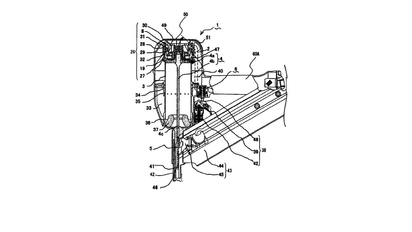 Pneumatic Nail Gun: Main Valve, Return Chamber and Fast Trigger Valve