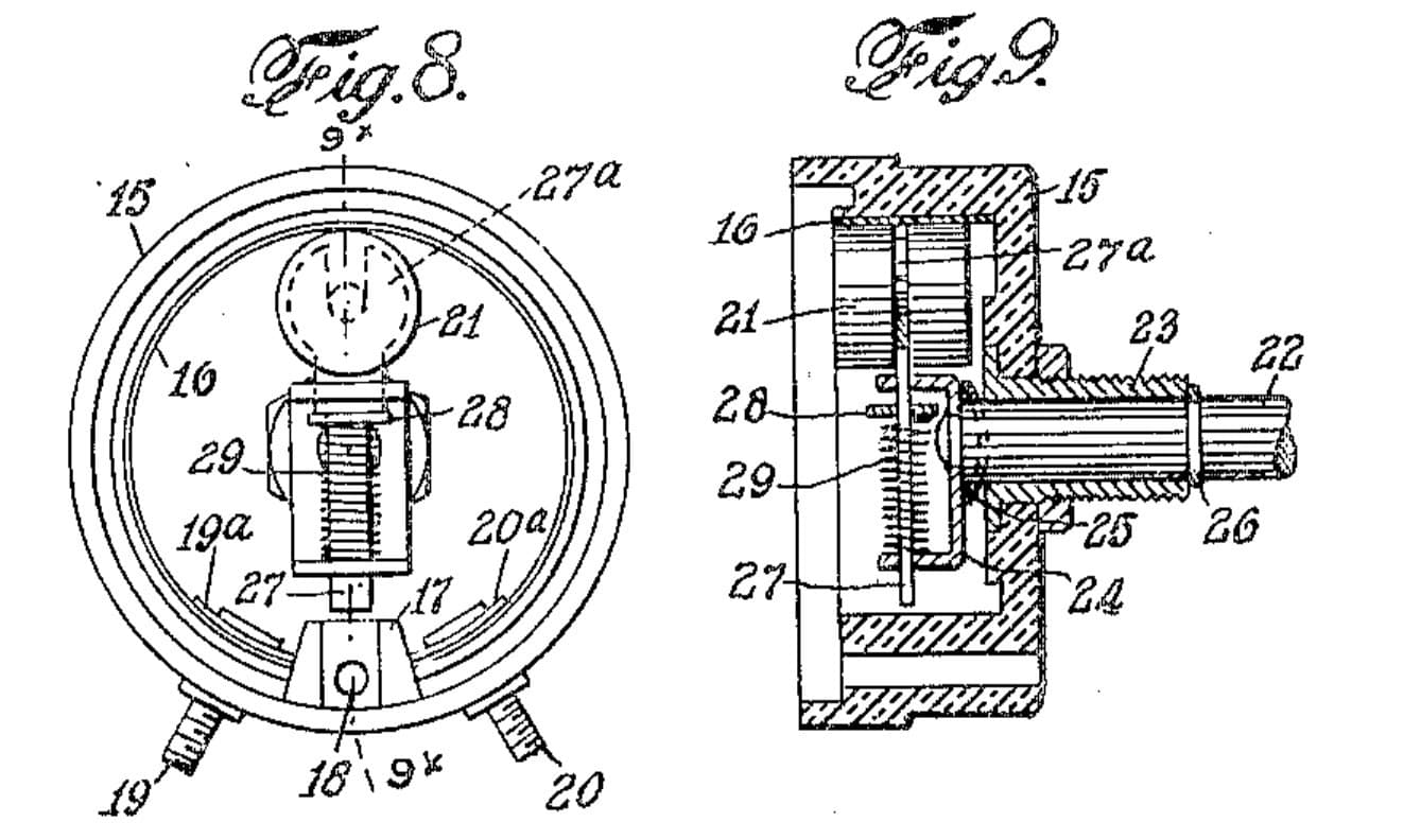 Potentiometer: Podolsky Roller-Contact Unit in a Moulded Casing