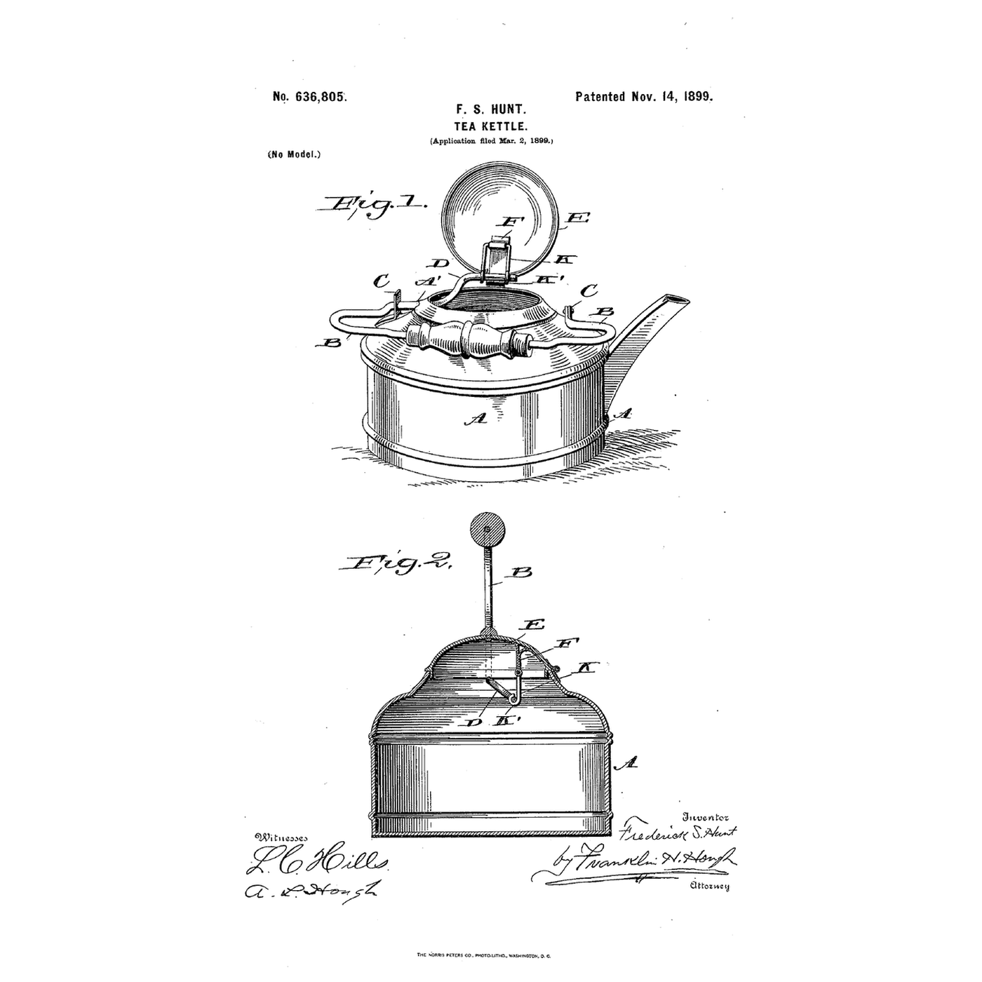 The Bail-Opened Kettle Lid: Throw the Handle Down and the Cover Lifts Itself