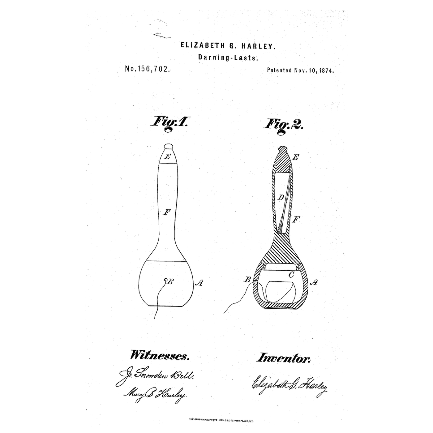 The Darning-Last: A Curved Face to Stretch the Hole Over