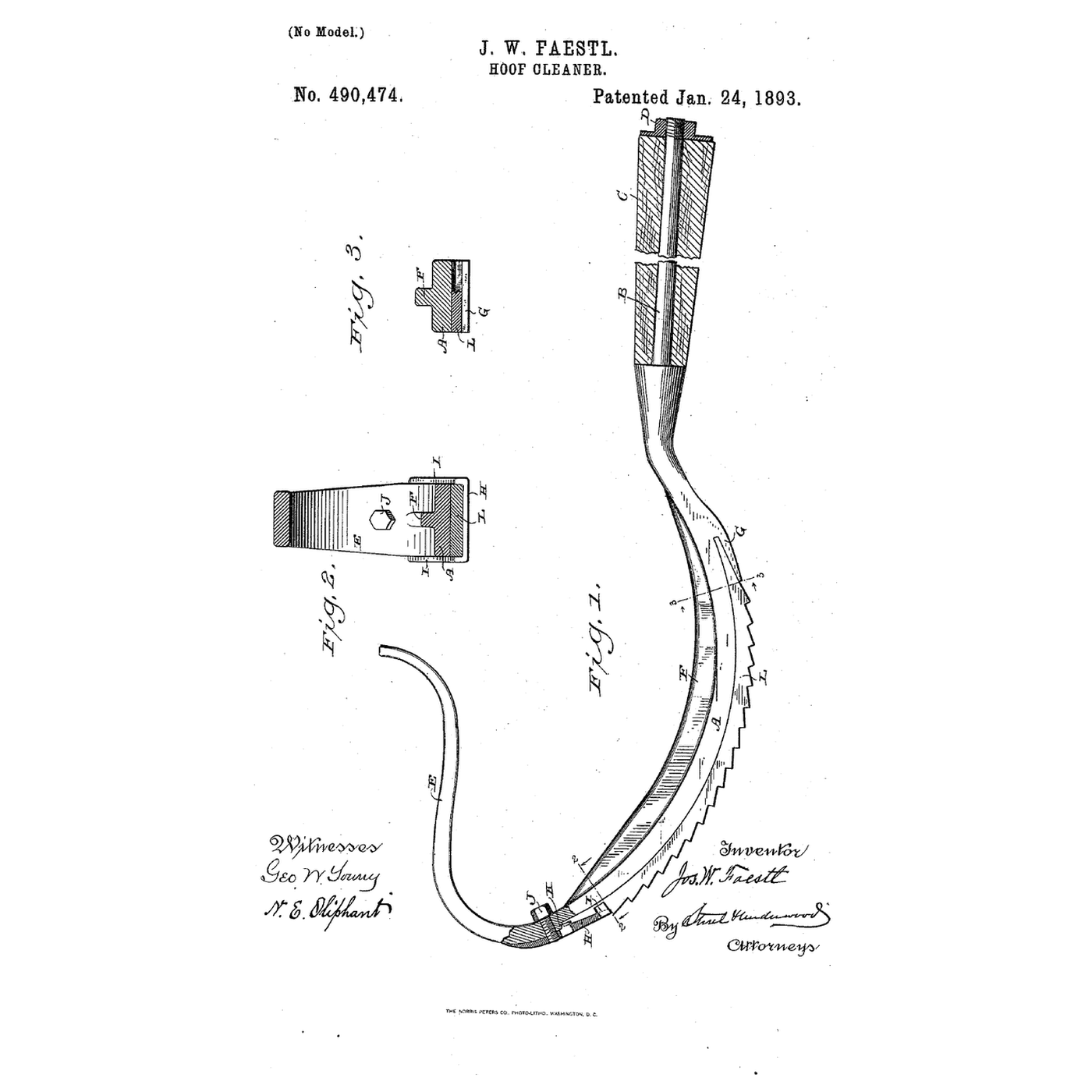 The Two-Handed Hoof Cleaner: A Curved File Between Two Handles