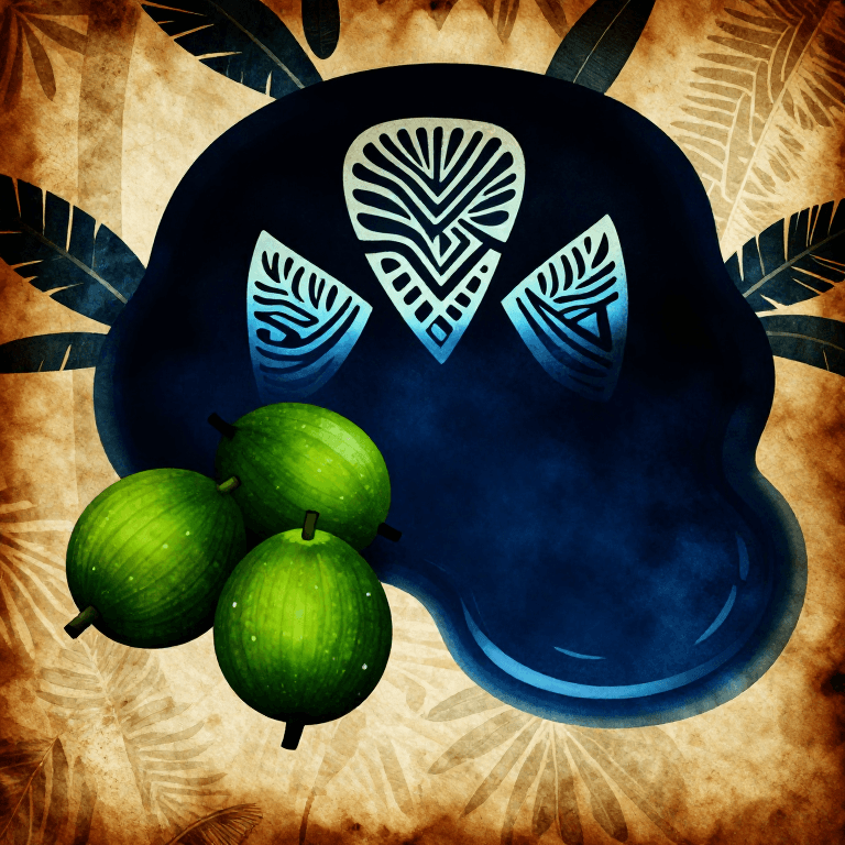 Tintura de Jenipapo — Azul-Negro dos Povos Indígenas