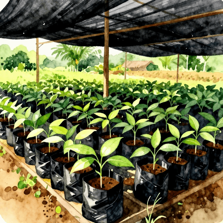 Growing Rubber Trees From Seeds — From Nursery to Large-Scale Planting