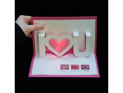 Light-Up Valentine Cards