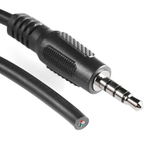 Audio Cable TRRS - 45cm (pigtail)