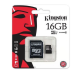 Kingston Micro SD SDHC 16GB Class 10