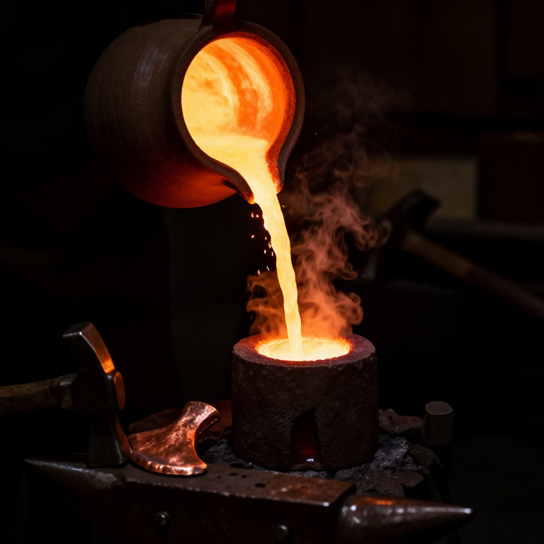 Casting Copper Tools — Shaping the First Metal